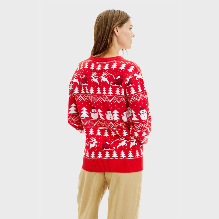 Mune | The stylish Christmas sweater red Women