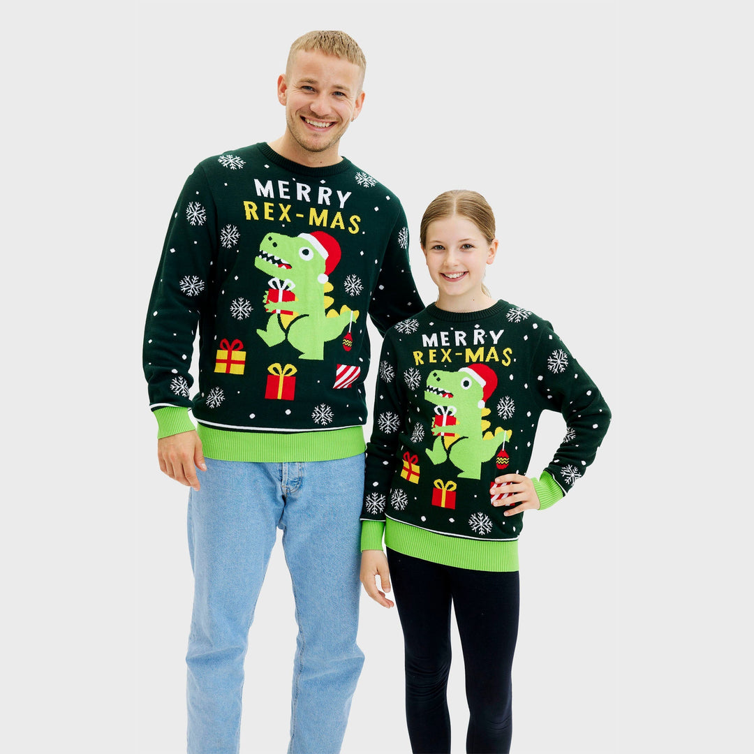 Mune | Funny Dino Christmas Sweater Men