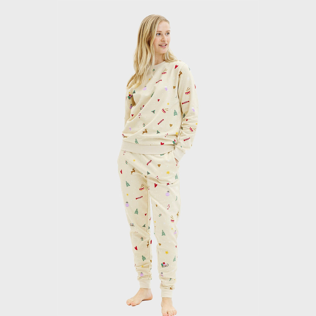 Mune | Christmas Sweat Set Beige Women's