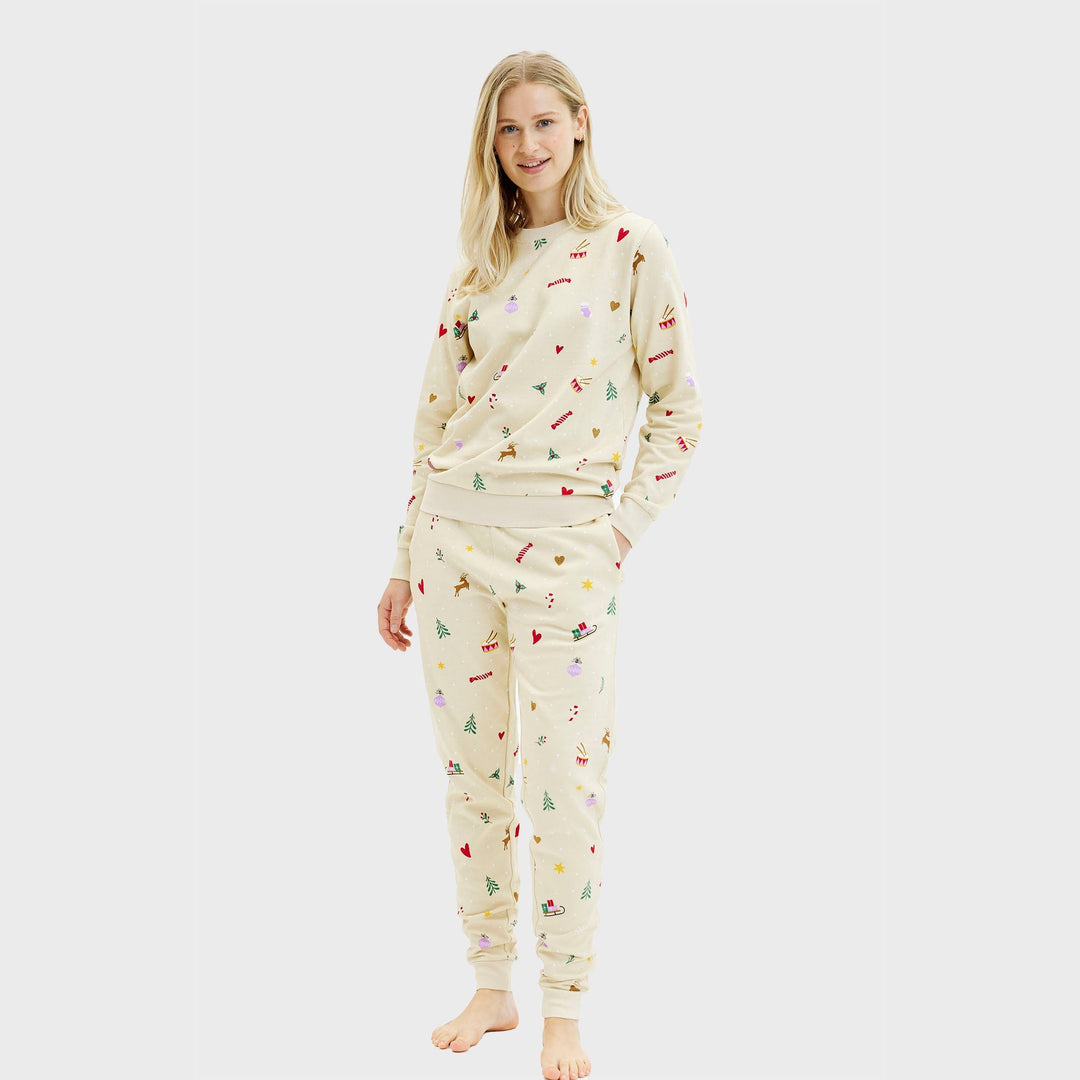 Mune | Christmas Sweat Set Beige Women's
