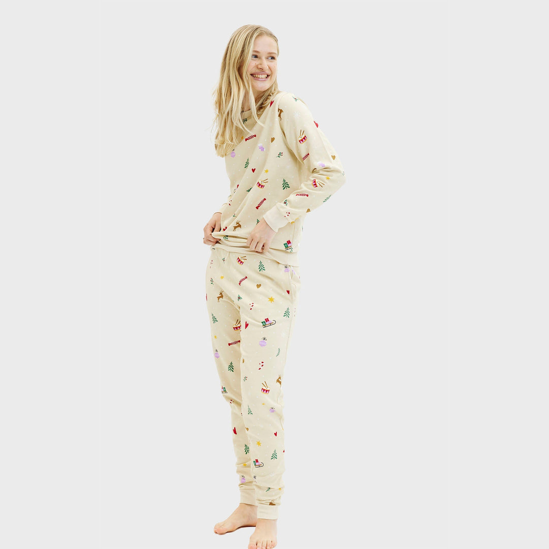 Mune | Christmas Sweat Set Beige Women's