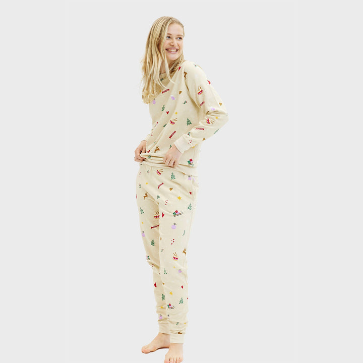 Mune | Christmas Sweat Set Beige Women's