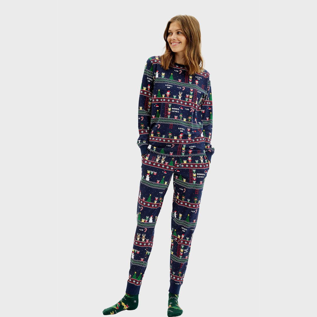 Mune | Vintage Gamer Christmas Pajamas Women