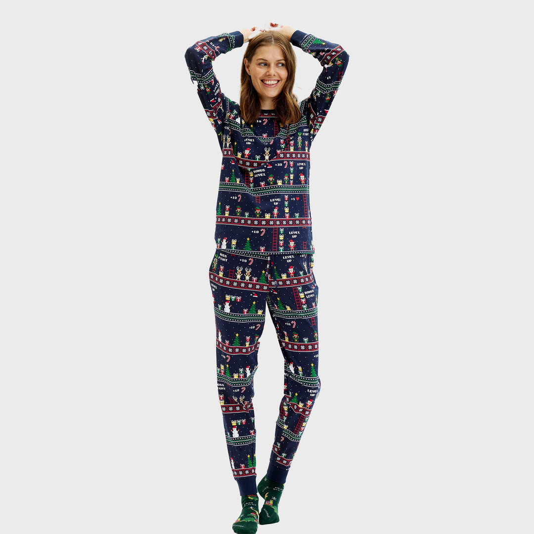 Mune | Vintage Gamer Christmas Pajamas Women