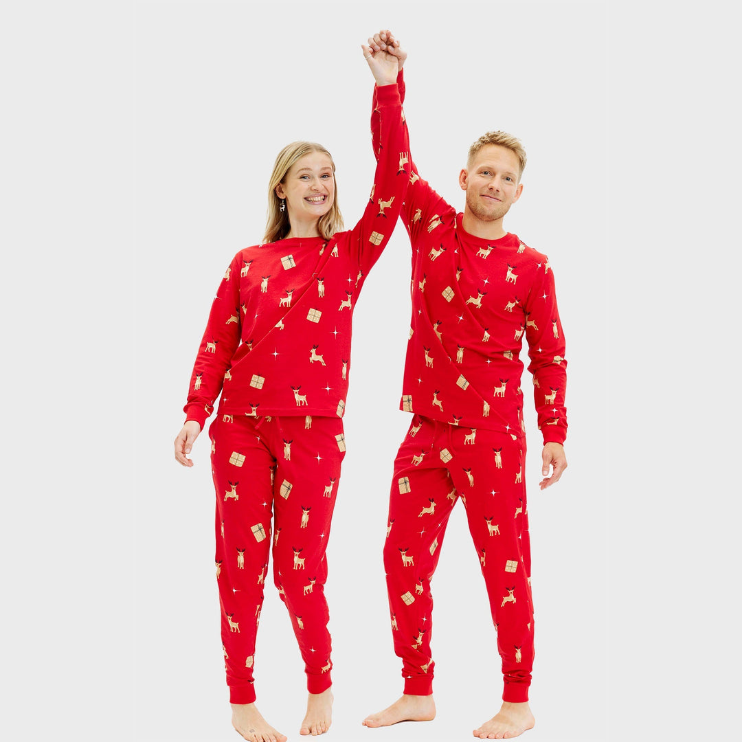 Mune | Elegant red Christmas pajamas Men's