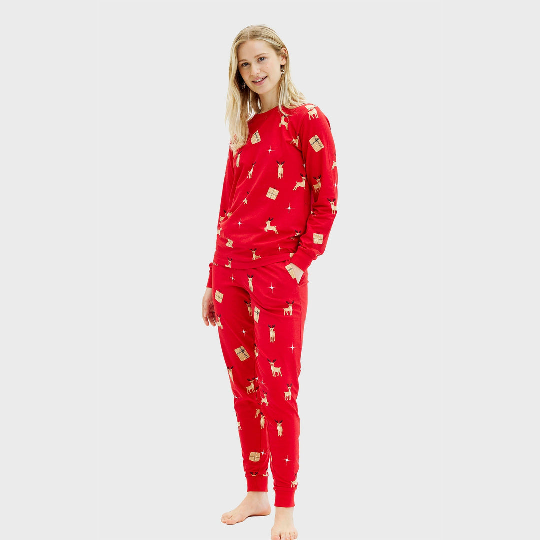 Mune | Elegant red Christmas pajamas Women's