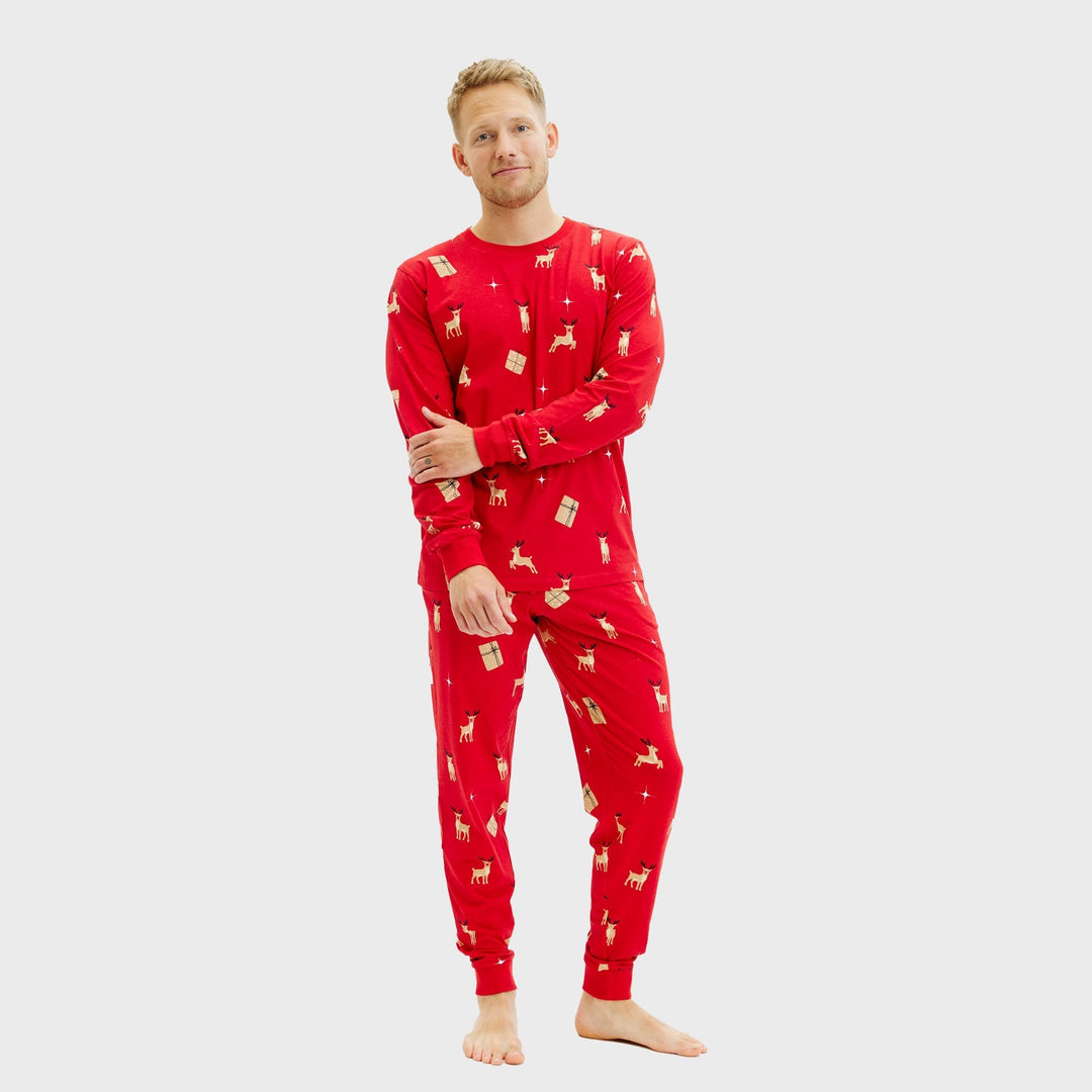 Mune | Elegant red Christmas pajamas Men's