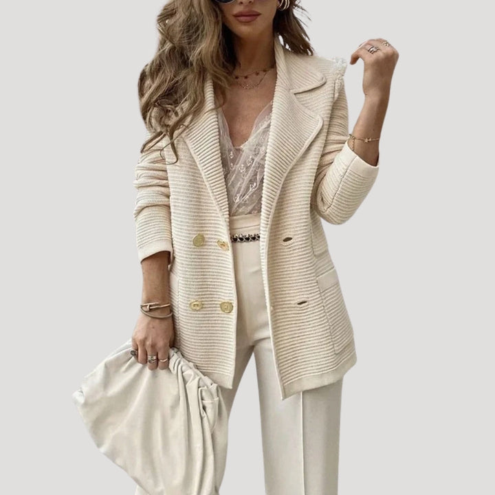 Mune | Ribbed double blazer jacket