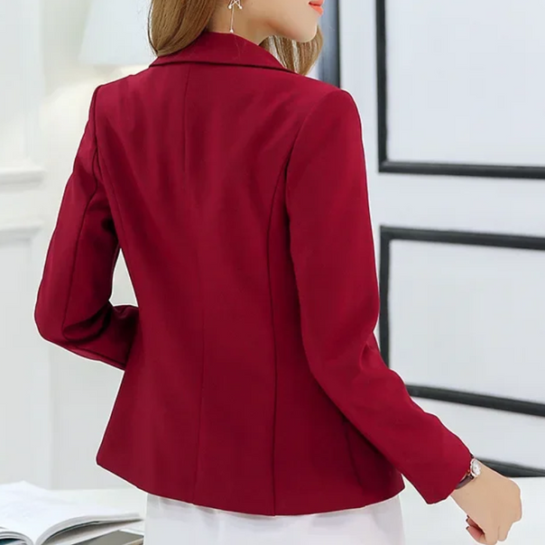 Women's Tailored Slim Fit Office Blazer