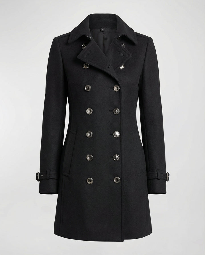 Elegant Warm Wool Coat Women