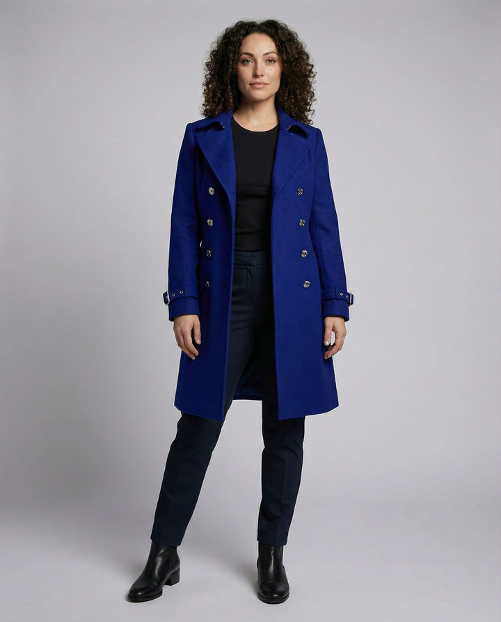 Elegant Warm Wool Coat Women