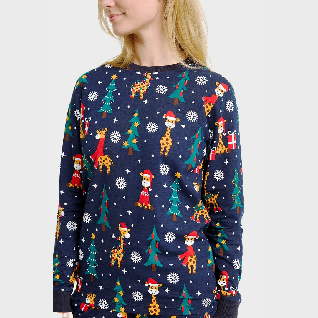 Mune | The Giraffe Christmas Pajamas Women