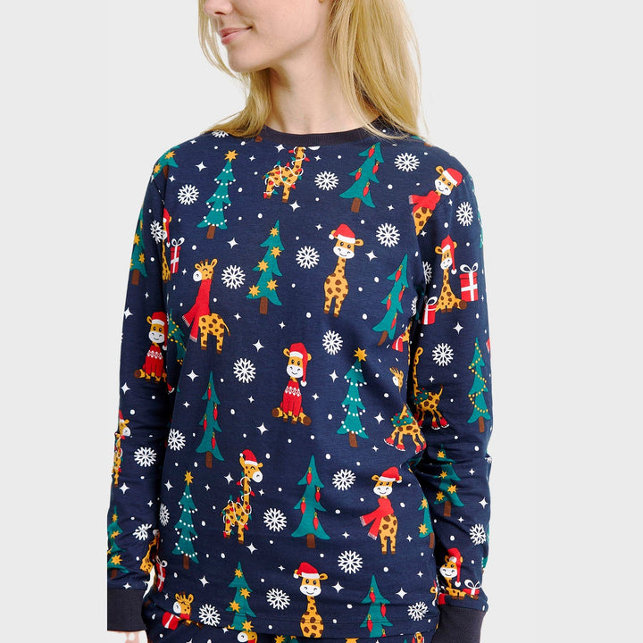 Mune | The Giraffe Christmas Pajamas Women