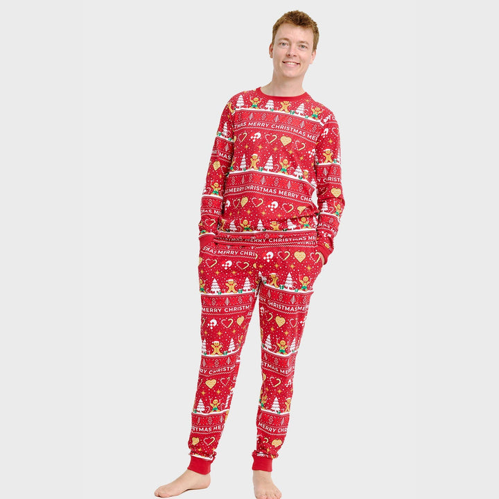 Mune | Christmas Cookie Christmas Pajamas red Men