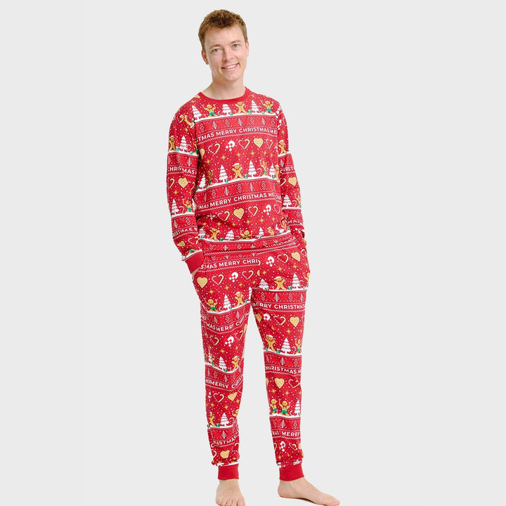 Mune | Christmas Cookie Christmas Pajamas red Men