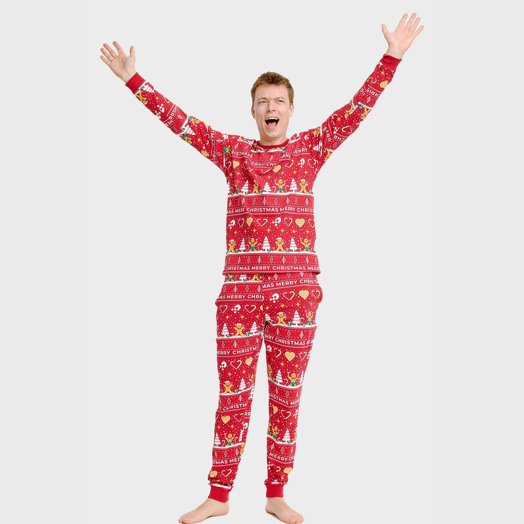 Mune | Christmas Cookie Christmas Pajamas red Men