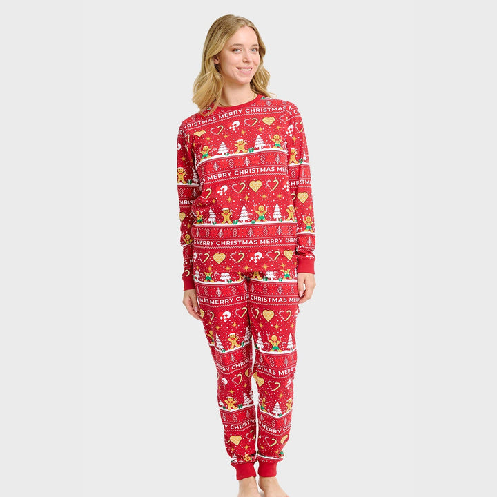 Mune | Christmas Cookie Christmas Pajamas red Women