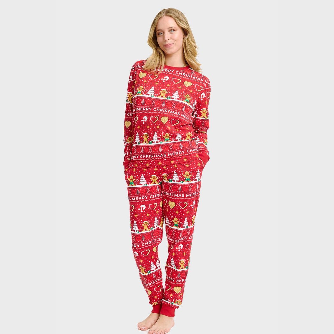 Mune | Christmas Cookie Christmas Pajamas red Women