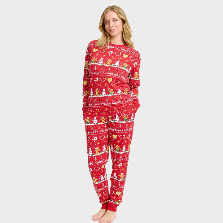 Mune | Christmas Cookie Christmas Pajamas red Women
