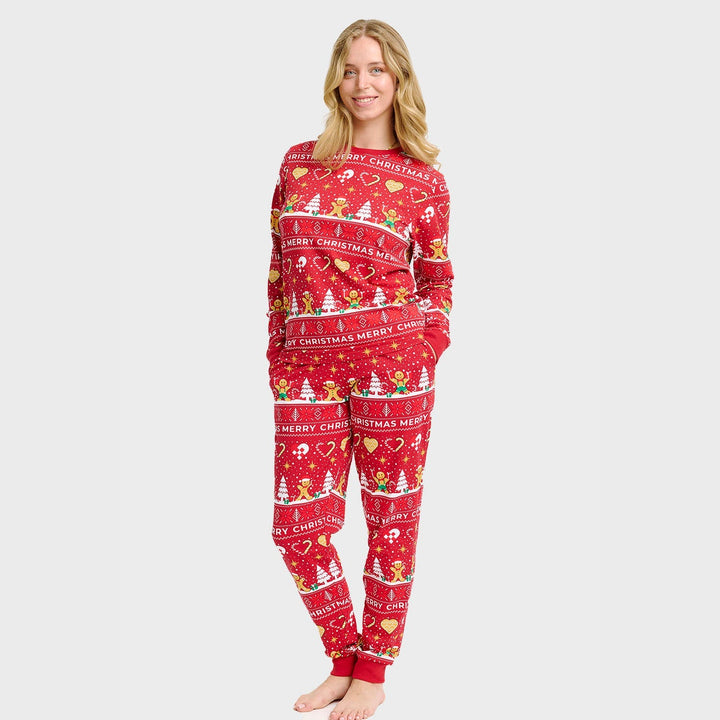 Mune | Christmas Cookie Christmas Pajamas red Women