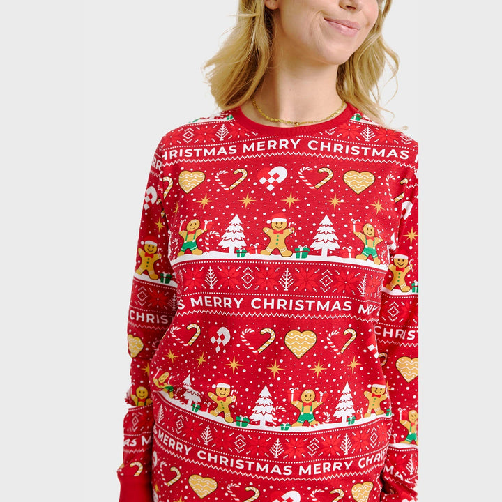 Mune | Christmas Cookie Christmas Pajamas red Women