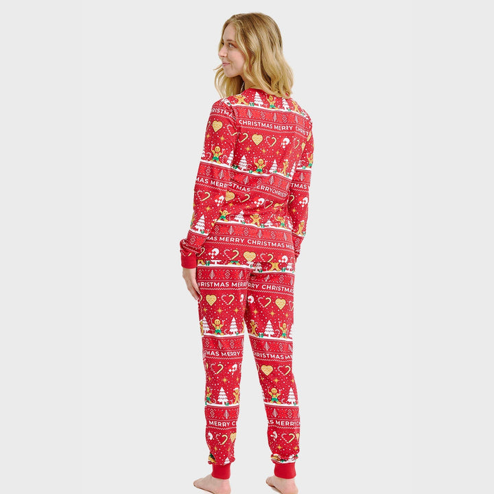 Mune | Christmas Cookie Christmas Pajamas red Women