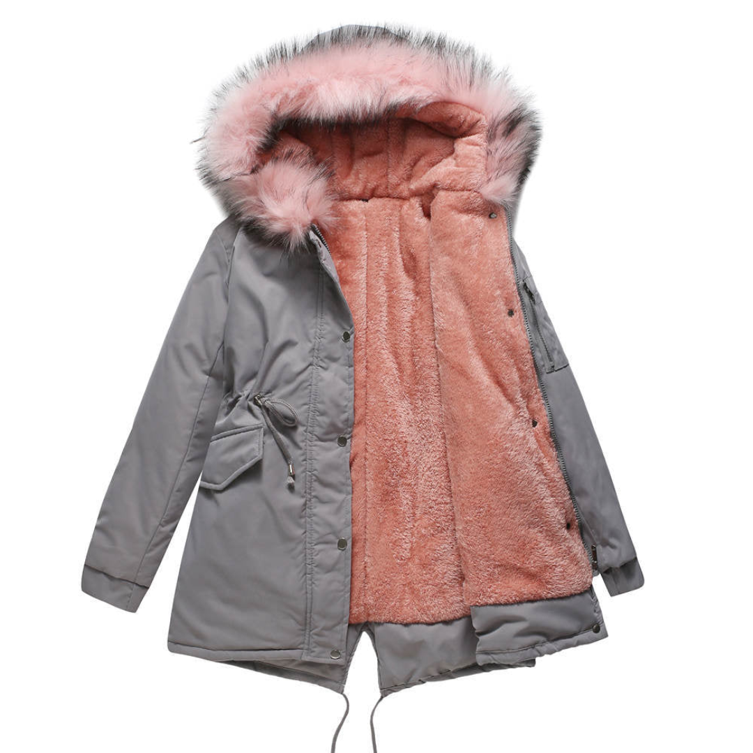 Mune | Winter Parka Jacket with Buttons Down