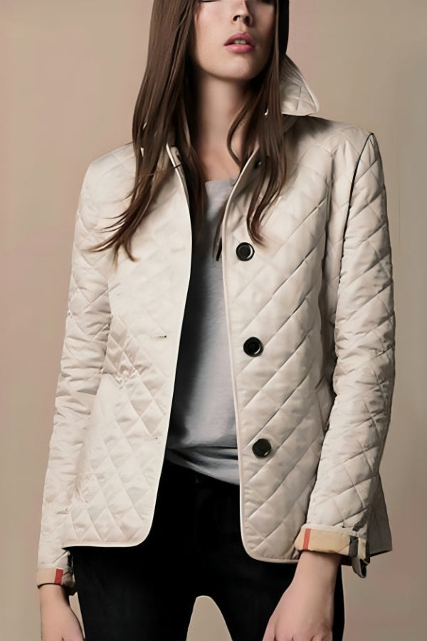 Mune | Cotton Blend Slim Fit Jacket for Fall and Winter