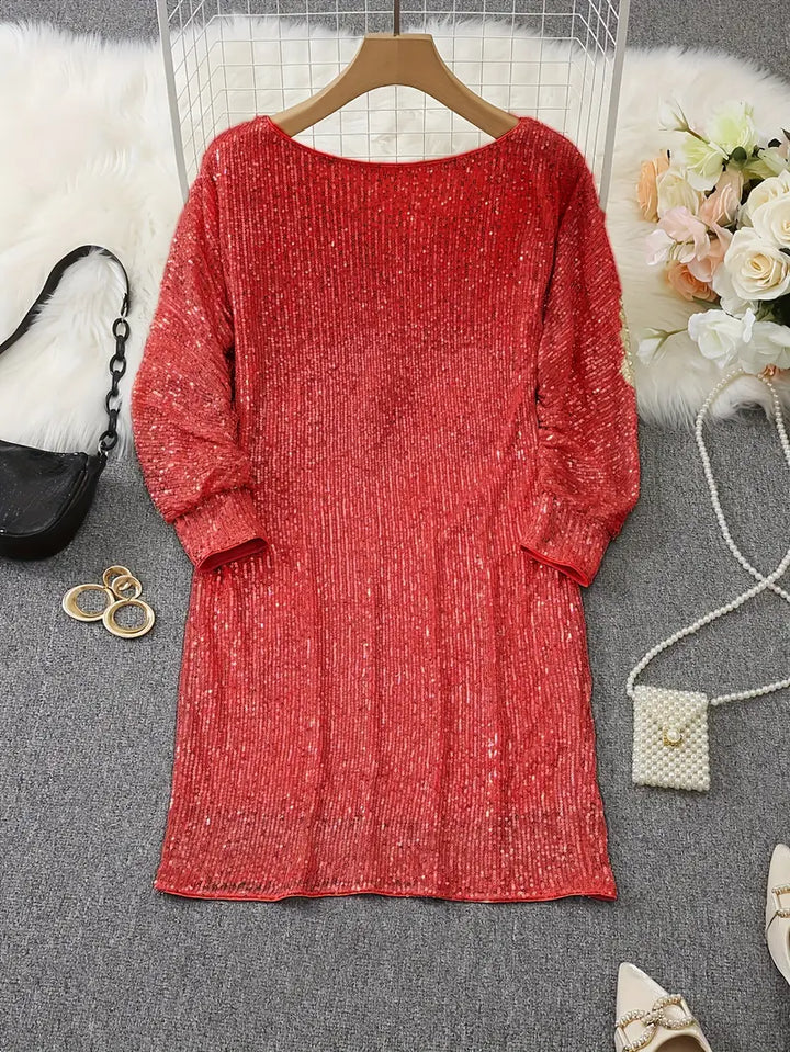 Mune | G Dress Mini Glittering With One Shoulder
