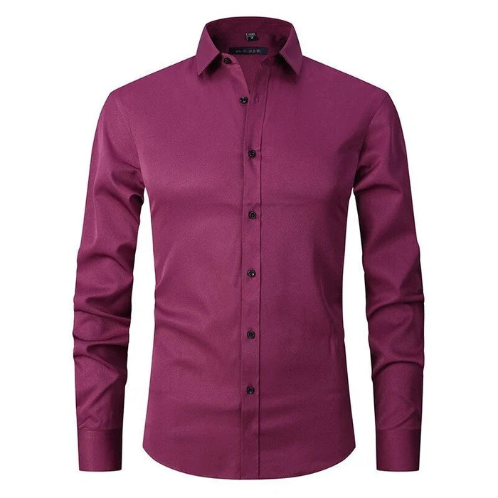 Non-iron Stretch Shirt Men's Slim Fit
