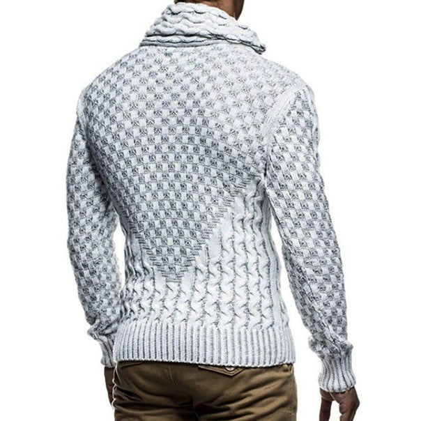Mune | Mens Turtleneck Sweater with Closure