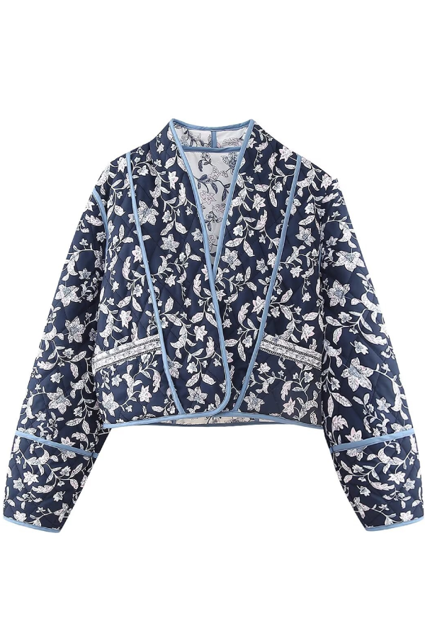 Mune | Collar Reversible Puffer Jacket In Cropped Form