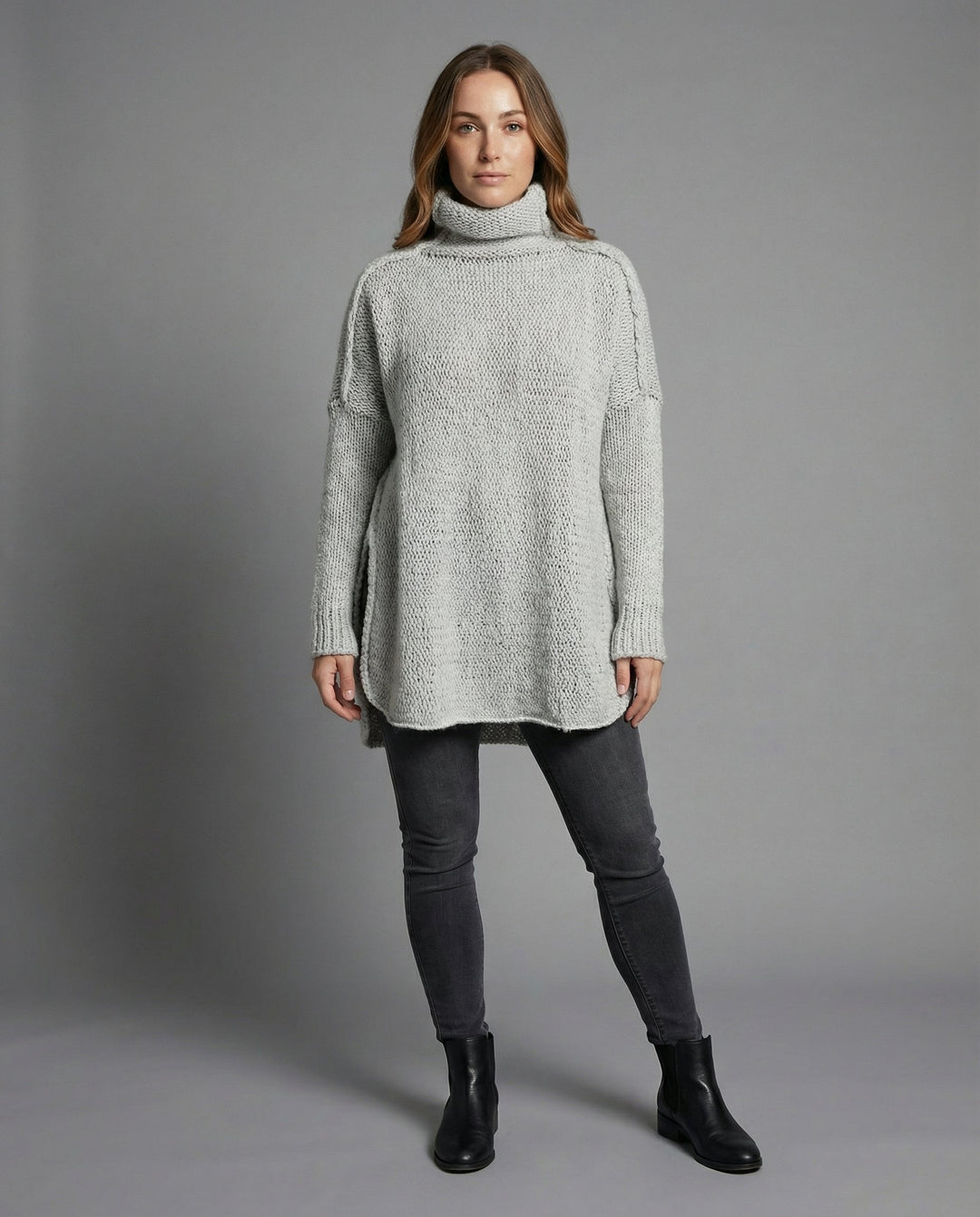 Long Cozy Knit Sweater