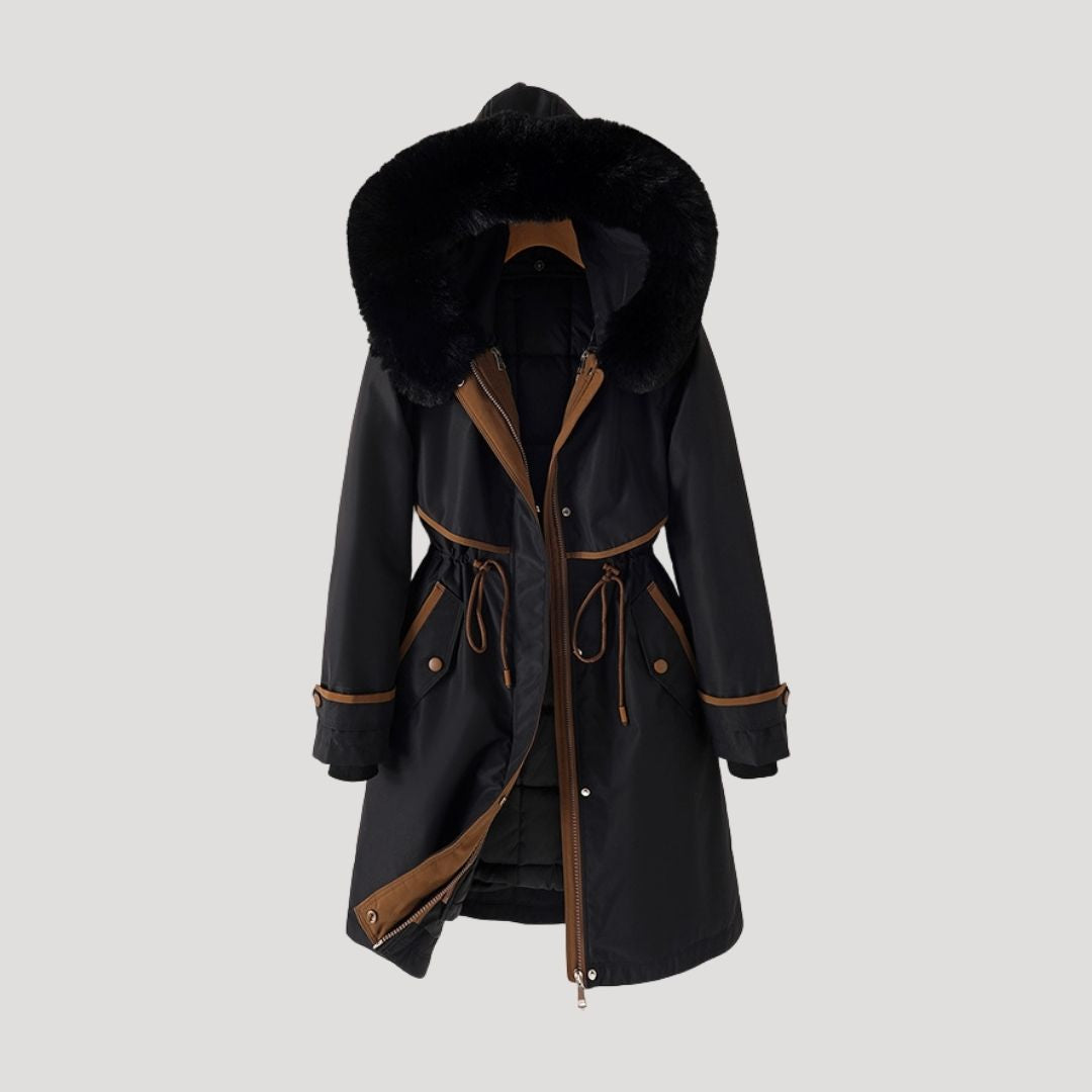Mune | Women's Faux Fur Long Waterproof Winter Parka Coat