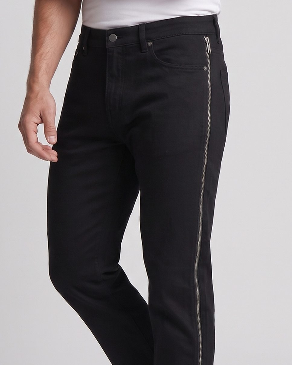 Men's Stylish Jogging Pants with Zipper Mune Fashion
