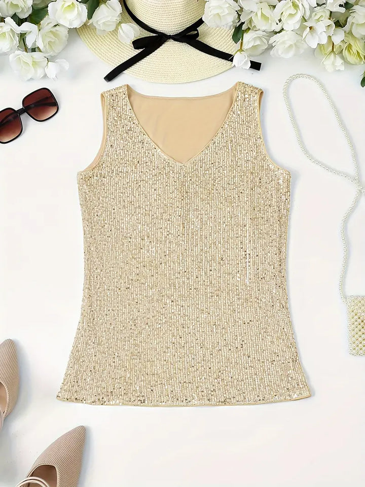 Mune Fashion | Sleeveless Top with Sequins