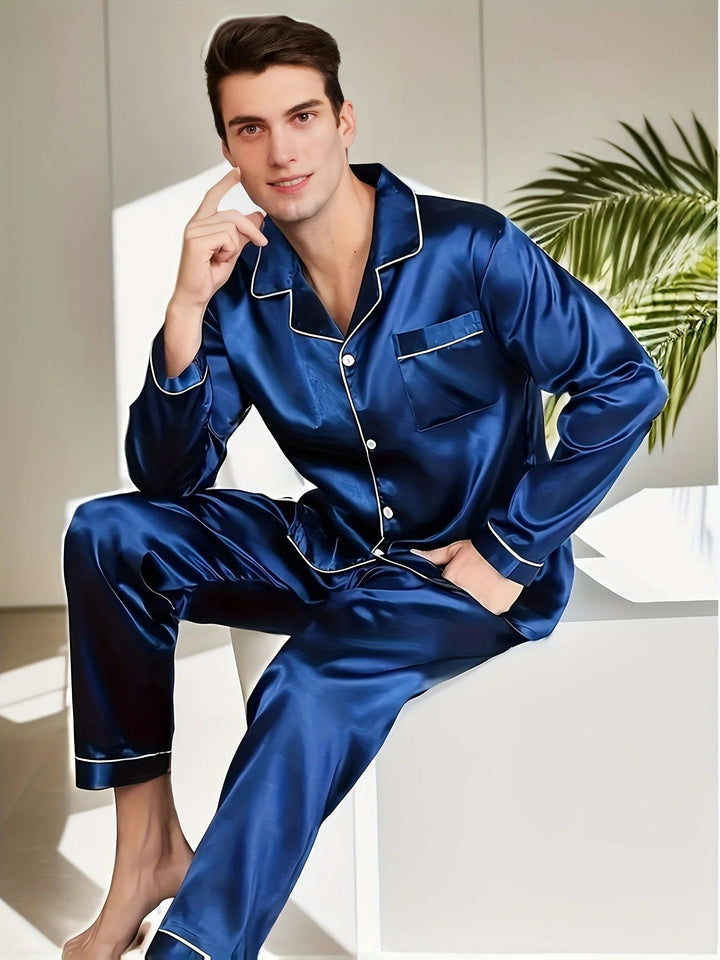 Mune Fashion - Men's Satin Pajama Set