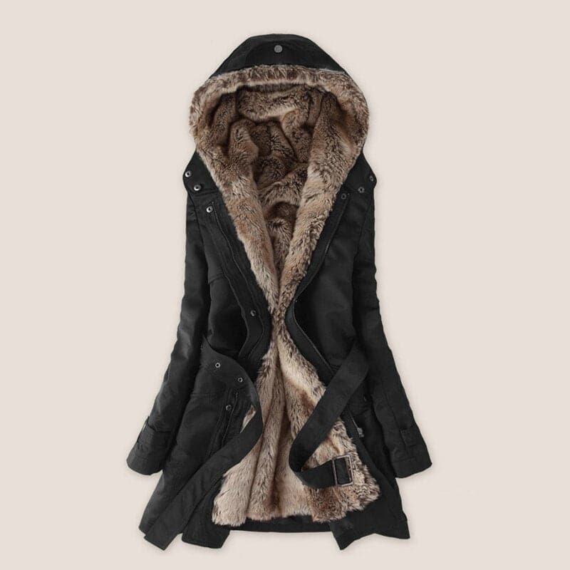 Mune | Faux Fur Lined Parka Hooded Parka Up To The Middle Of The Thigh