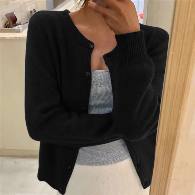 Mune | Knit Women's Jacket Solid Color for Comfort