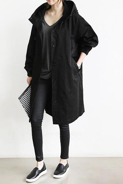 Mune | Trench Coat with Hood for Women