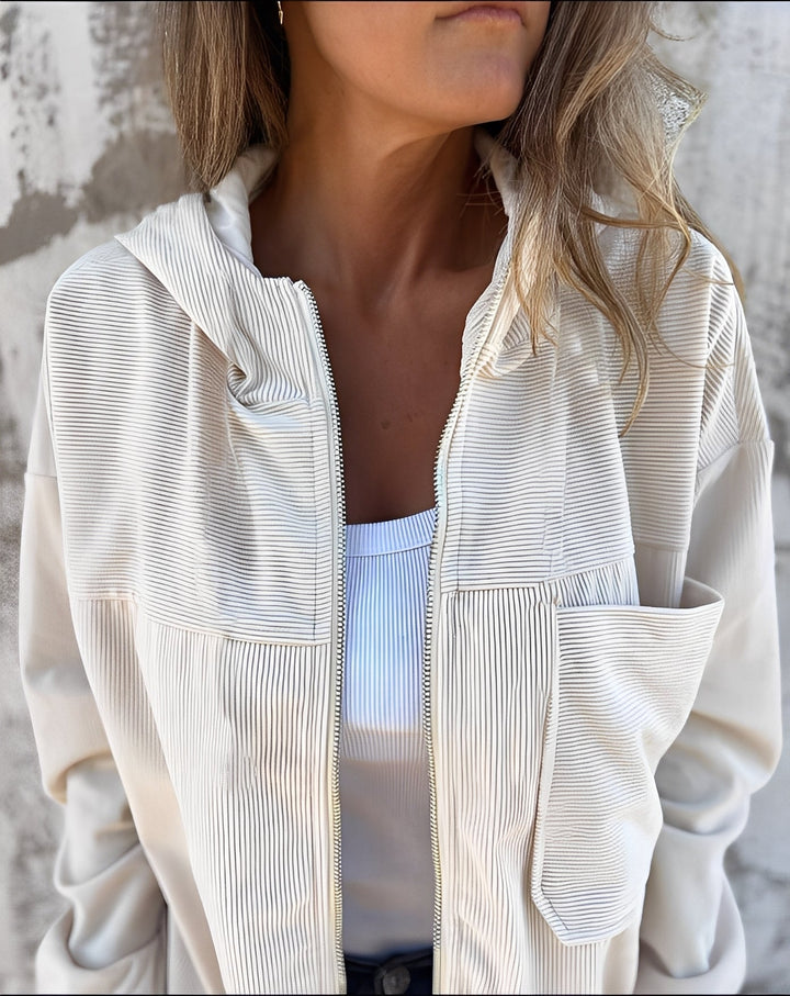 Mune Fashion | Comfortable Women's Cord Jacket with Hood