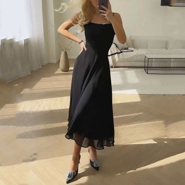 Mune Fashion | Women's Fashion, Elegant, Sleeveless, Solid Color Dresses