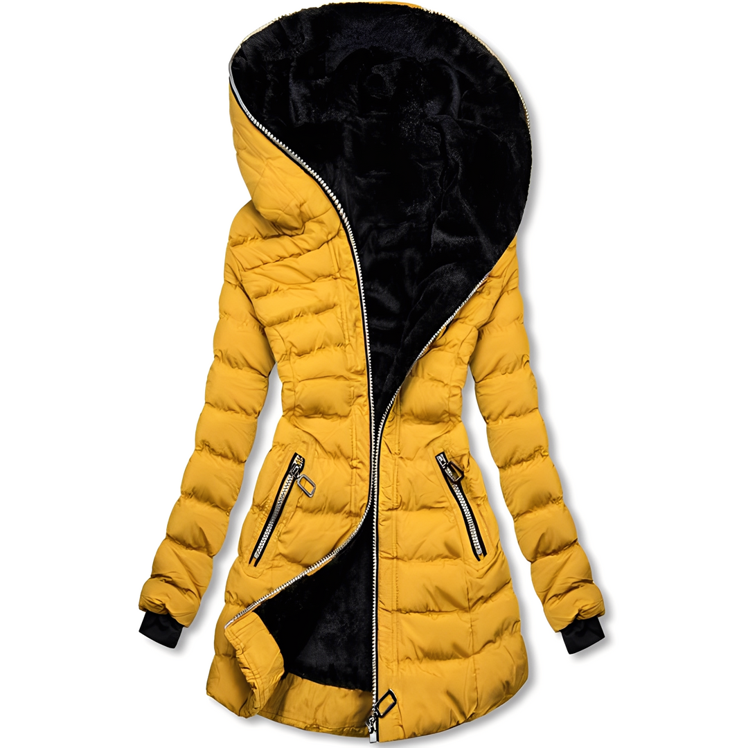 Mune | Modern Winter Jacket with Hood for Women