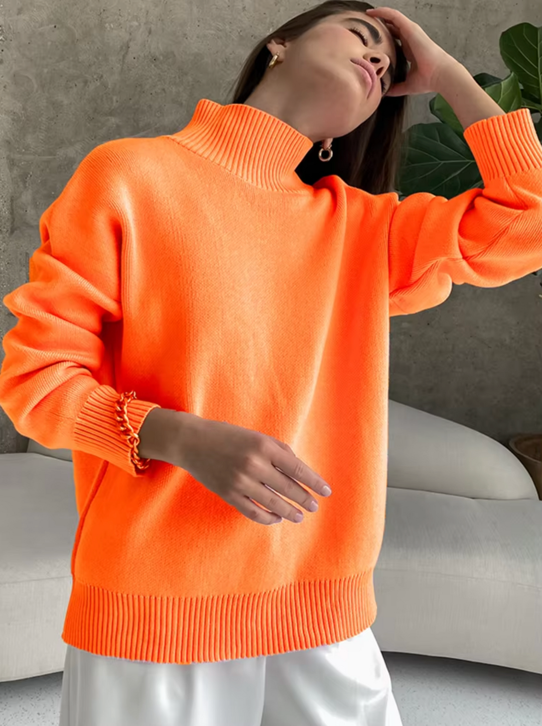 Mune | Sweater with oversized turtleneck
