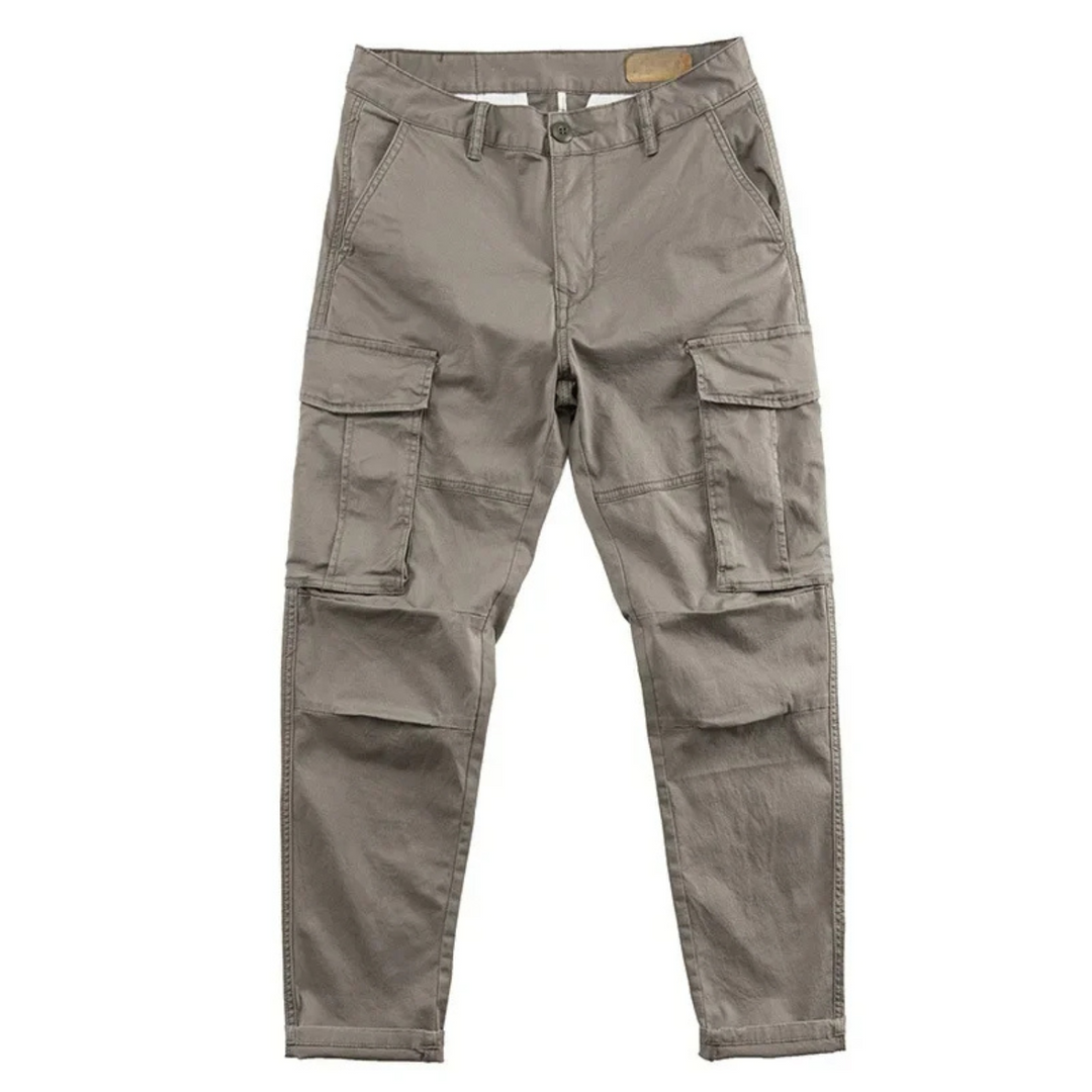 Men Multi Pocket Relaxed Fit Cargo Pants