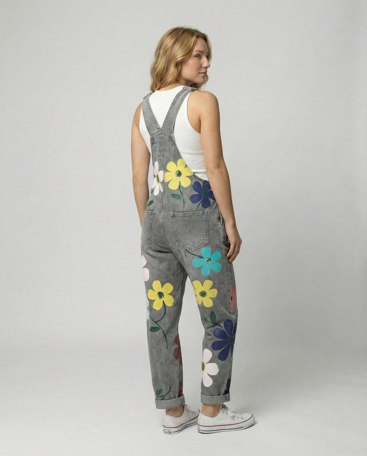 Sleeveless Denim Overall Women