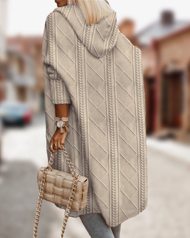 Mune | Long structured cloak with hood