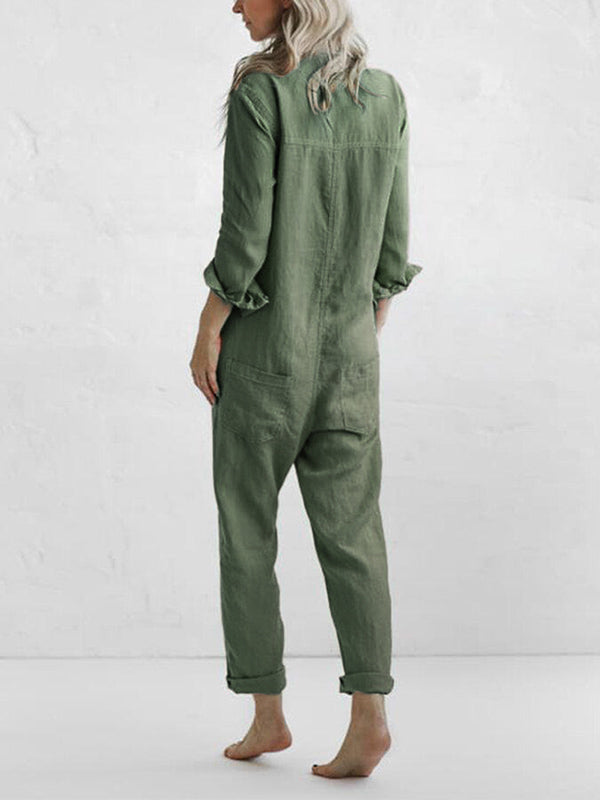 Long-sleeved jumpsuit