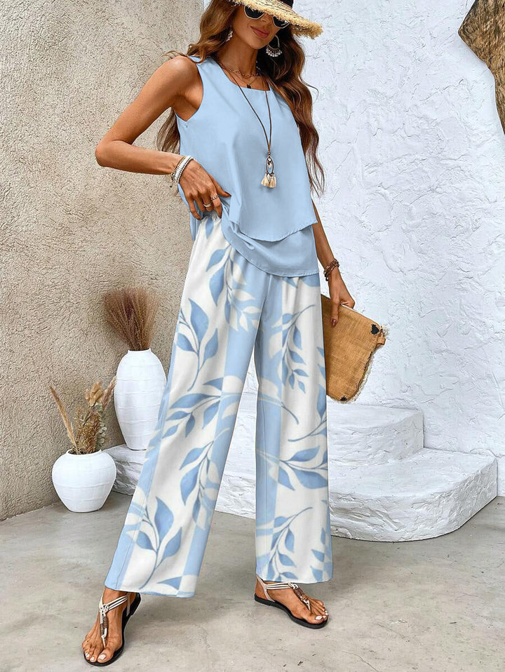 Elegant Two-Piece Summer Set