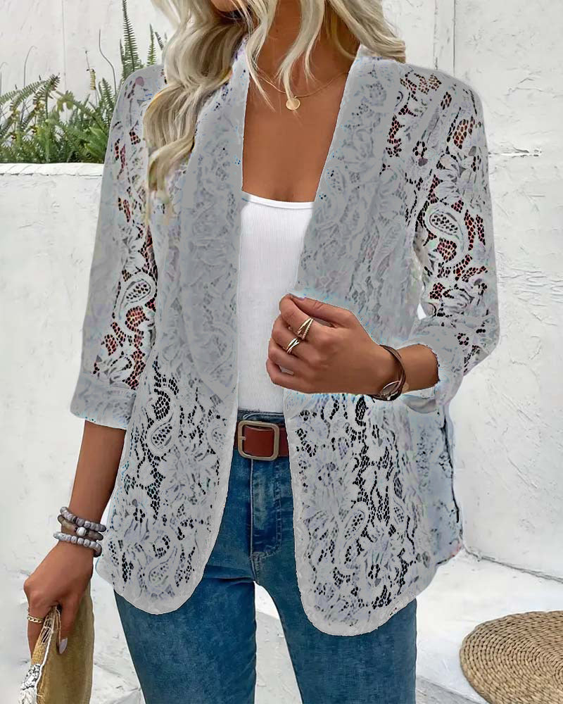 Mune Fashion | Elegant Blazer with Lace
